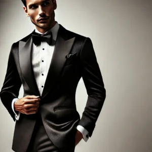 Black Color Tuxedo Suit For Men