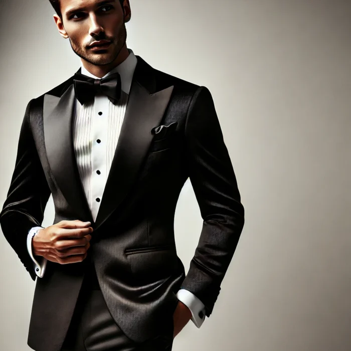 Black Color Tuxedo Suit For Men