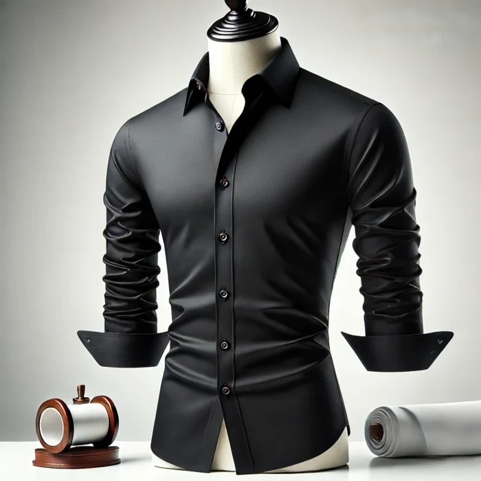 Black cotton shirt for mens tony tailors Black cotton shirt for mens tony tailors