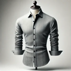Grey cotton shirt for mens tony tailors