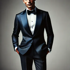 Navy Blue Color Tuxedo Suit For Men