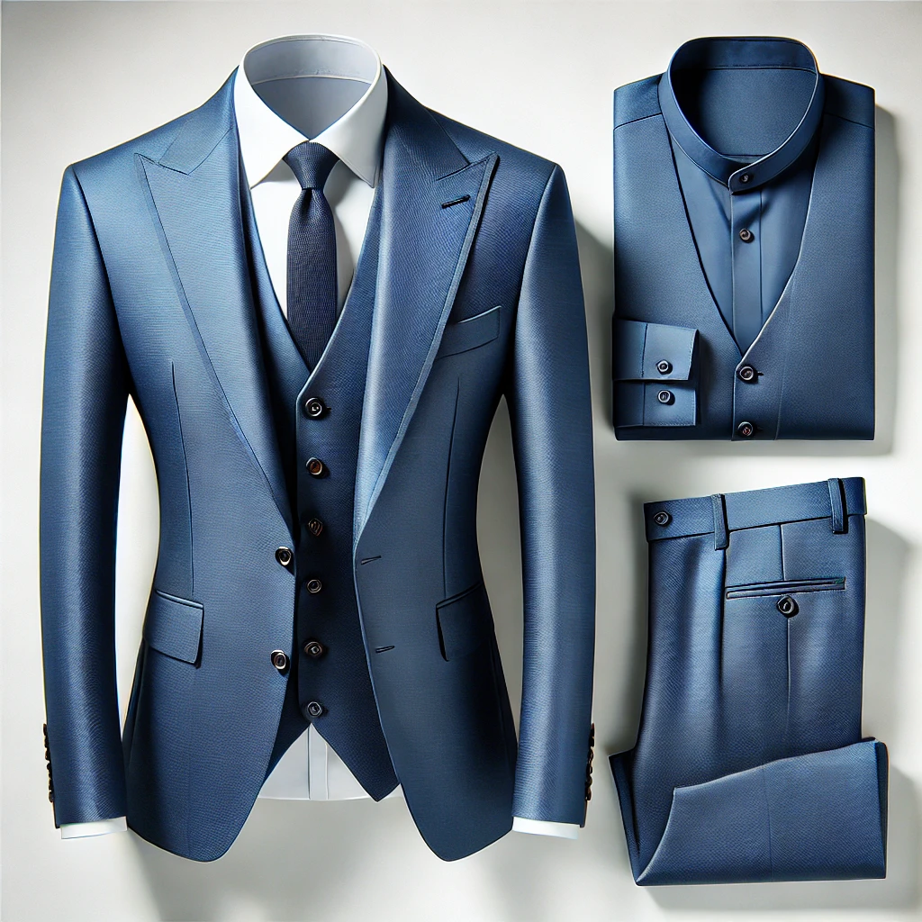 Royal Blue Three Piece Suit Tony Tailors
